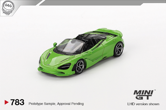 MINI GT 783 - MCLAREN 750S SPIDER MANTIS GREEN