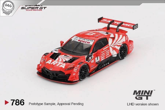 MINI GT 786 - 2023 HONDA NSX-GT TYPE S GT500 #8 *ARTA MUGEN NSX-GT* ARTA SUPER GT SERIES