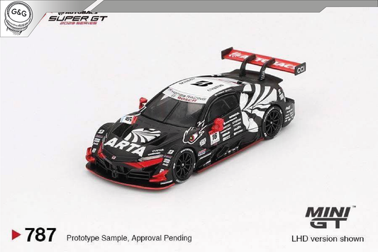 MINI GT 787 - 2023 HONDA NSX-GT TYPE S GT500 #16 *ARTA MUGEN NSX-GT* ARTA SUPER GT SERIES