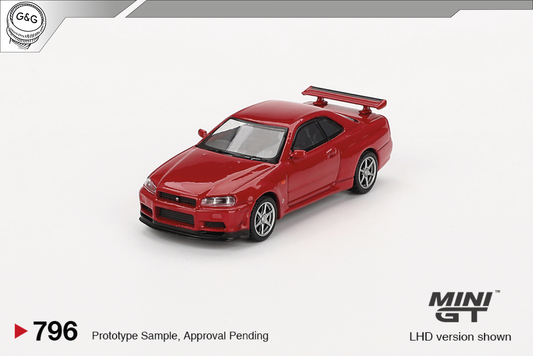 MINI GT 796 - 1999 NISSAN SKYLINE GT-R (R34) V-SPEC