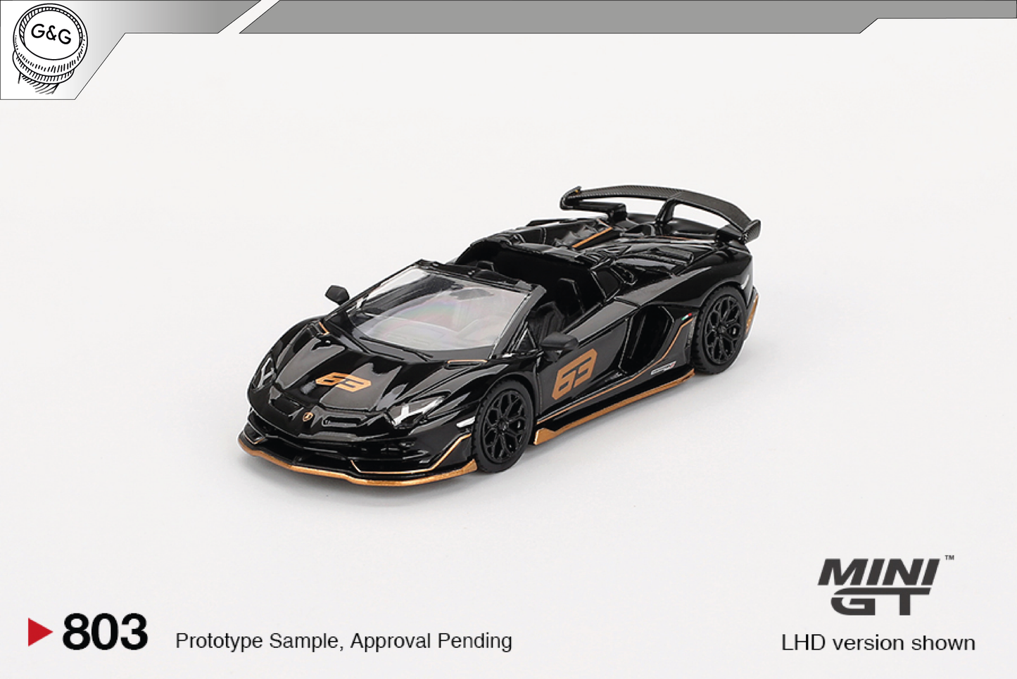 MINI GT 803 - LAMBORGHINI AVENTADOR SVJ 63 ROADSTER