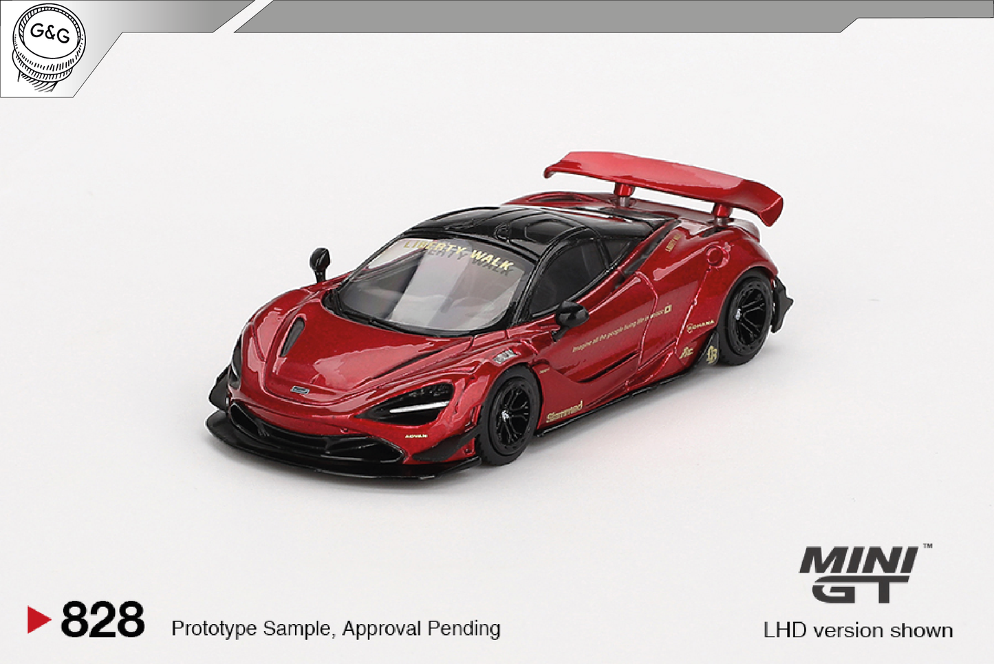 MINI GT 828 - MCLAREN 720S LB★WORKS