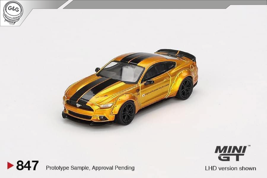 MINI GT 847 - 2017 FORD MUSTANG LB-WORKS LB
