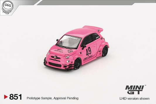 MINI GT 851 - 2024 FIAT 595 ABARTH LB-WORKS ABAS WORKS