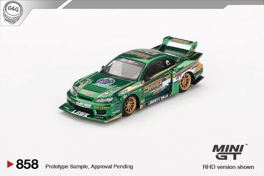 MINI GT 858 - 2024 NISSAN SILVIA S15 LB-SUPER SILHOUETTE FAUSTO RACING