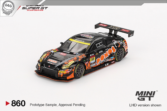 MINI GT 860 - NISSAN GT-R NISMO GT3 #10 "PONOS GAINER GT-R" 2023 SUPER GT SERIES