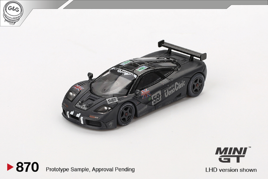 MINI GT 870 - MCLAREN F1 GTR #59 1995 LE MANS 24HR WINNER
