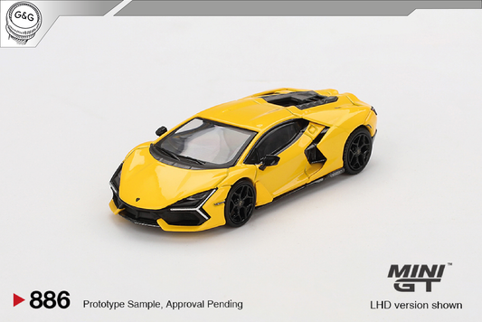 MINI GT 886 - 2024 LAMBORGHINI REVUELTO GIALLO