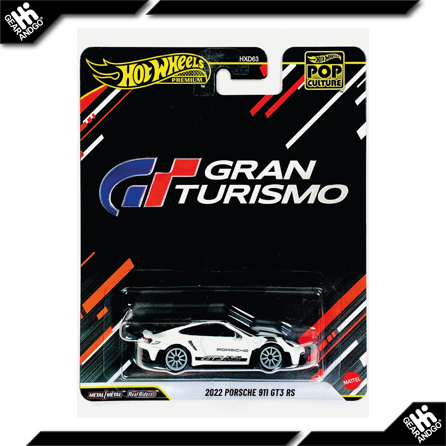 HOT WHEELS POP CULTURE - GRAN TURISMO ’22 PORSCHE 911 GT3 RS