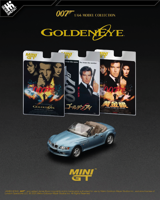 MINI GT 914 - 1995 BMW Z3 *GOLDENEYE*
