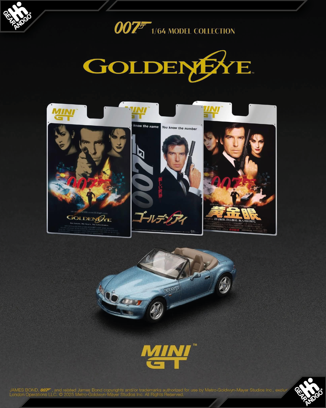 MINI GT 914 - BMW Z3 GOLDENEYE