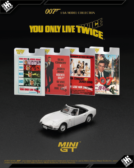MINI GT 915 - TOYOTA 2000GT YOU ONLY LIVE TWICE 1967