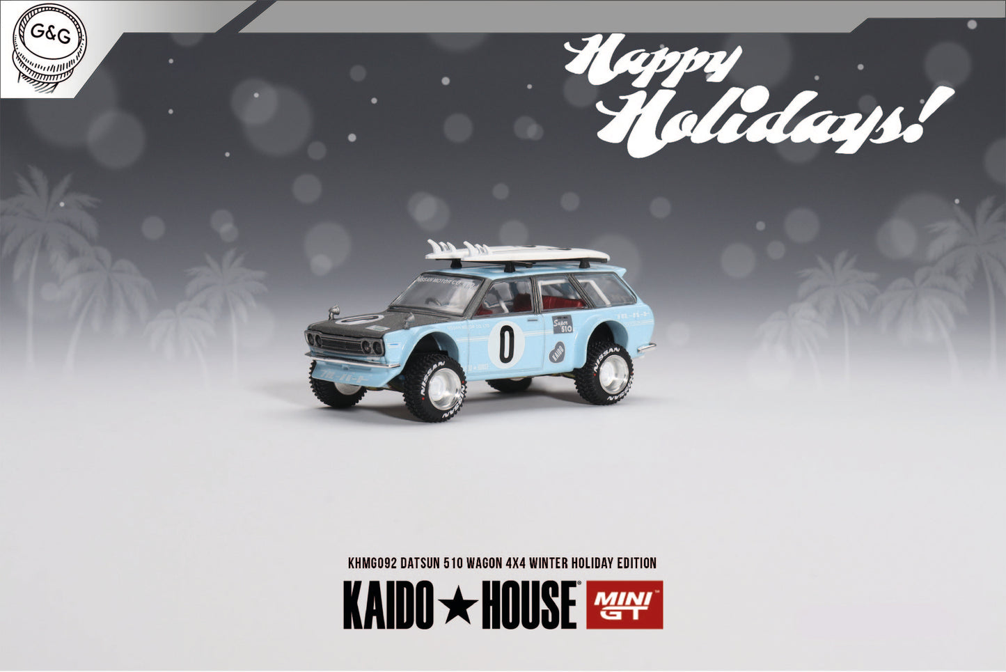 MINI GT KAIDO 92 - DATSUN 510 WAGON 4X4