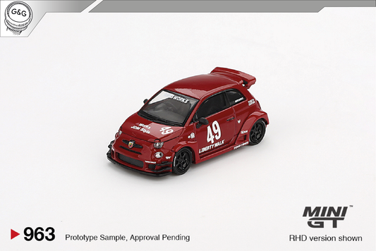 MINI GT 963 - 2024 FIAT ABARTH 959 LB-WORKS X ABAS WORKS