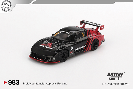 MINI GT 983 - MAZDA RX-7 LB-SUPER SILHOUETTE ADVAN