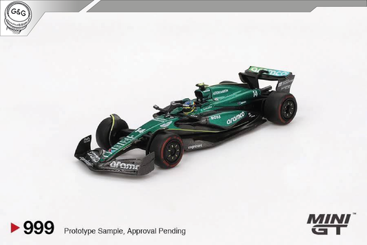 MINI GT 999 - 2024 ASTON MARTIN AMR24 #14 FERNANDO ALONSO BAHRAIN GP