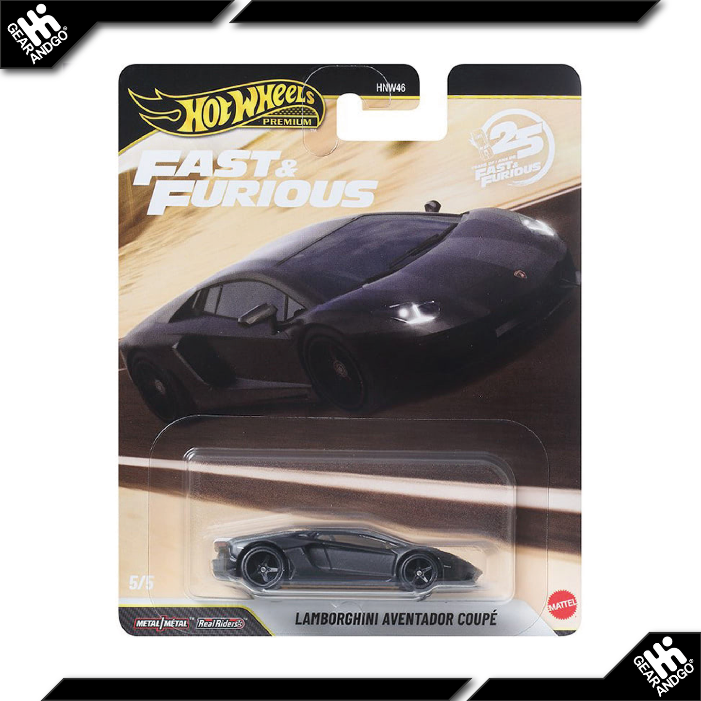 HOT WHEELS FAST AND FURIOUS - MIX 2 - 2026 - LAMBORGHINI AVENTADOR COUPÉ
