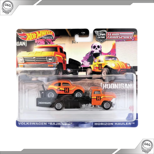 HOT WHEELS TEAM TRANSPORT - VOLKSWAGEN "BAJA BUG" + HORIZON HAULER