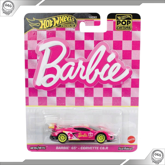 HOT WHEELS POP CULTURE - CORVETTE C8.R *BARBIE*