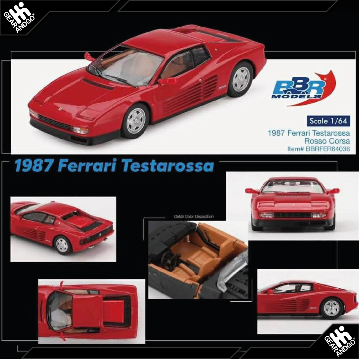 BBR 1987 FERRARI TESTAROSSA