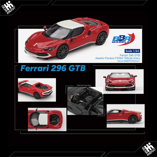 BBR - 2024 FERRARI 296 GTB ASSETTO FIORANO F2004 TRIBUTE