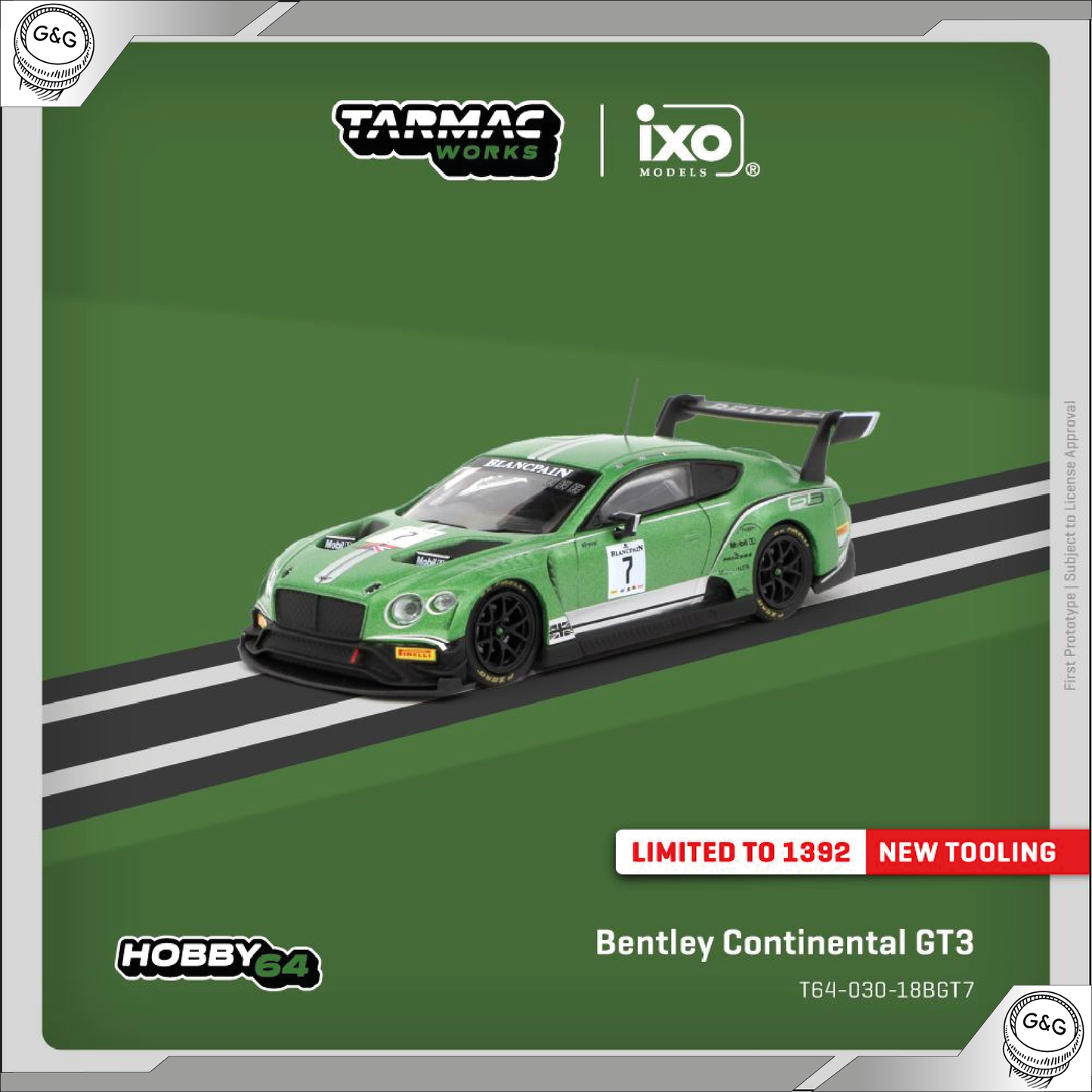 TARMAC - BENTLEY CONTINENTAL GT3