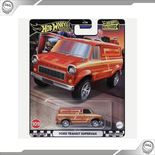 HOT WHEELS BOULEVARD #109 - FORD TRANSIT SUPERVAN