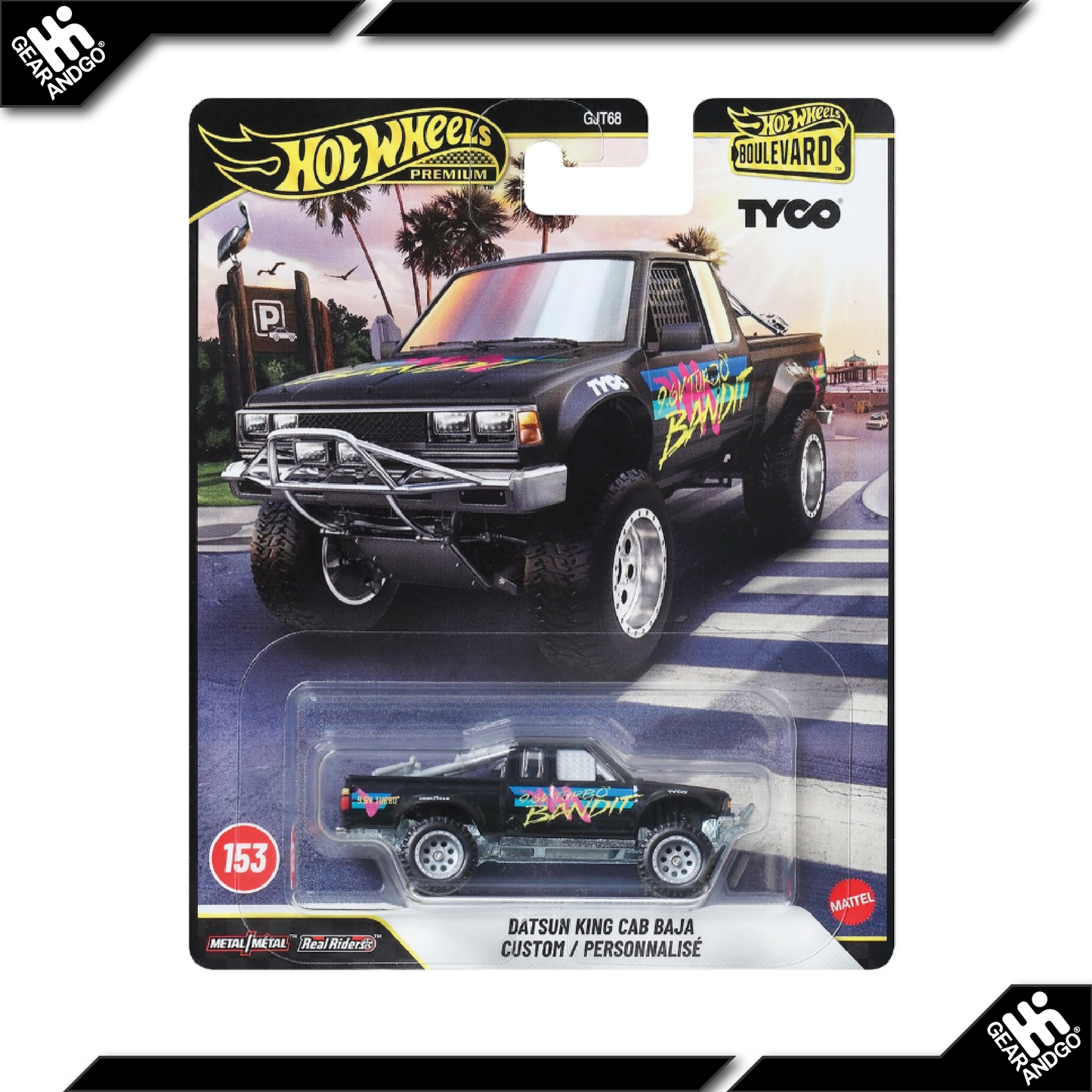 HOT WHEELS BOULEVARD #153 - DATSUN KING CAB BAJA CUSTOM