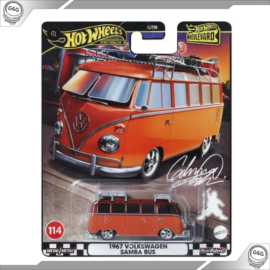 HOT WHEELS BOULEVARD #114 - 1967 VOLKSWAGEN SAMBA BUS