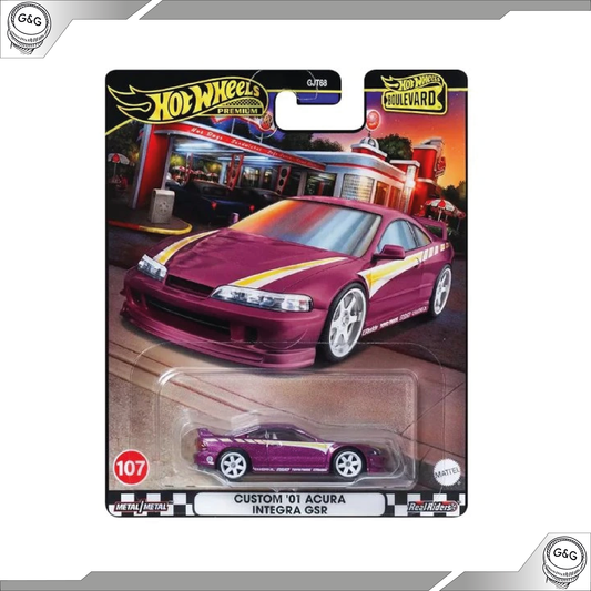 HOT WHEELS BOULEVARD #107 - CUSTOM '01 ACURA INTEGRA GSR