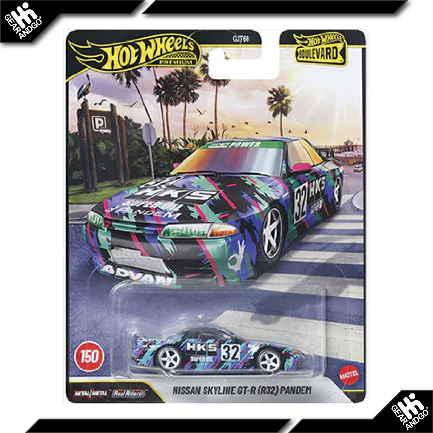 HOT WHEELS BOULEVARD #150 - NISSAN SKYLINE GT-R (R32) PANDEM