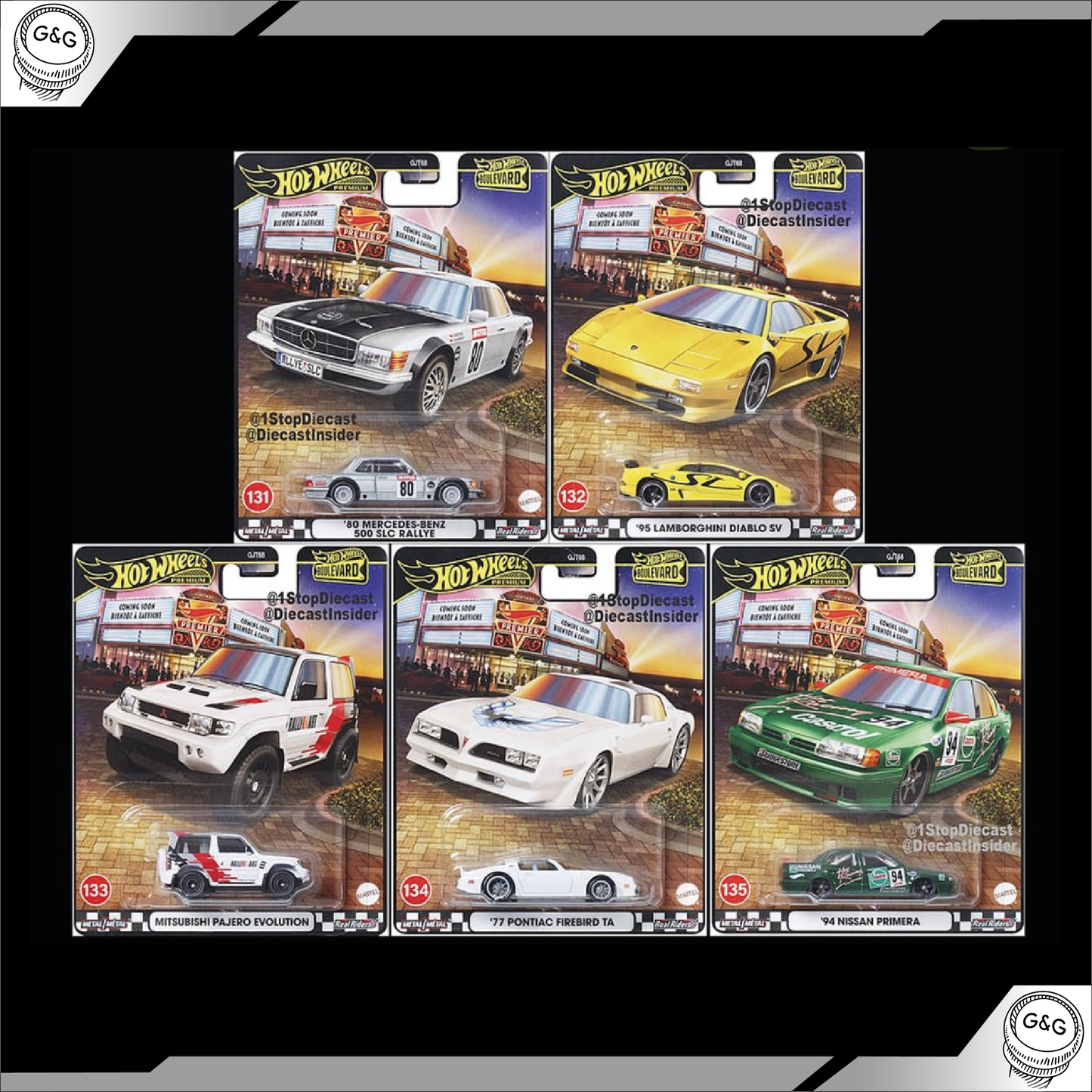 HOT WHEELS BOULEVARD - MIX 4 - 2025