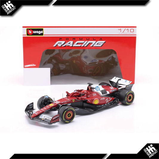 BURAGO 1/18 - 2025 FERRARI SF-25 #16 CHARLES LECLERC SEASON CAR