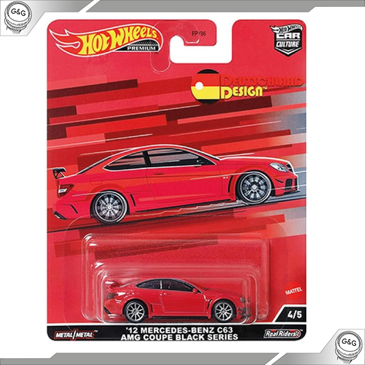 HOT WHEELS DEUTSCHLAND DESIGN - MERCEDES BENZ C63 AMG COUPE BLACK SERIES