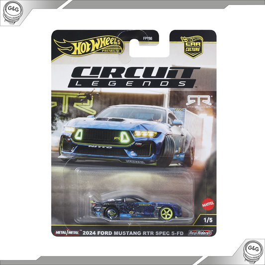 HOT WHEELS CIRCUIT LEGENDS - 2024 FORD MUSTANG RTR SPEC 5-FD