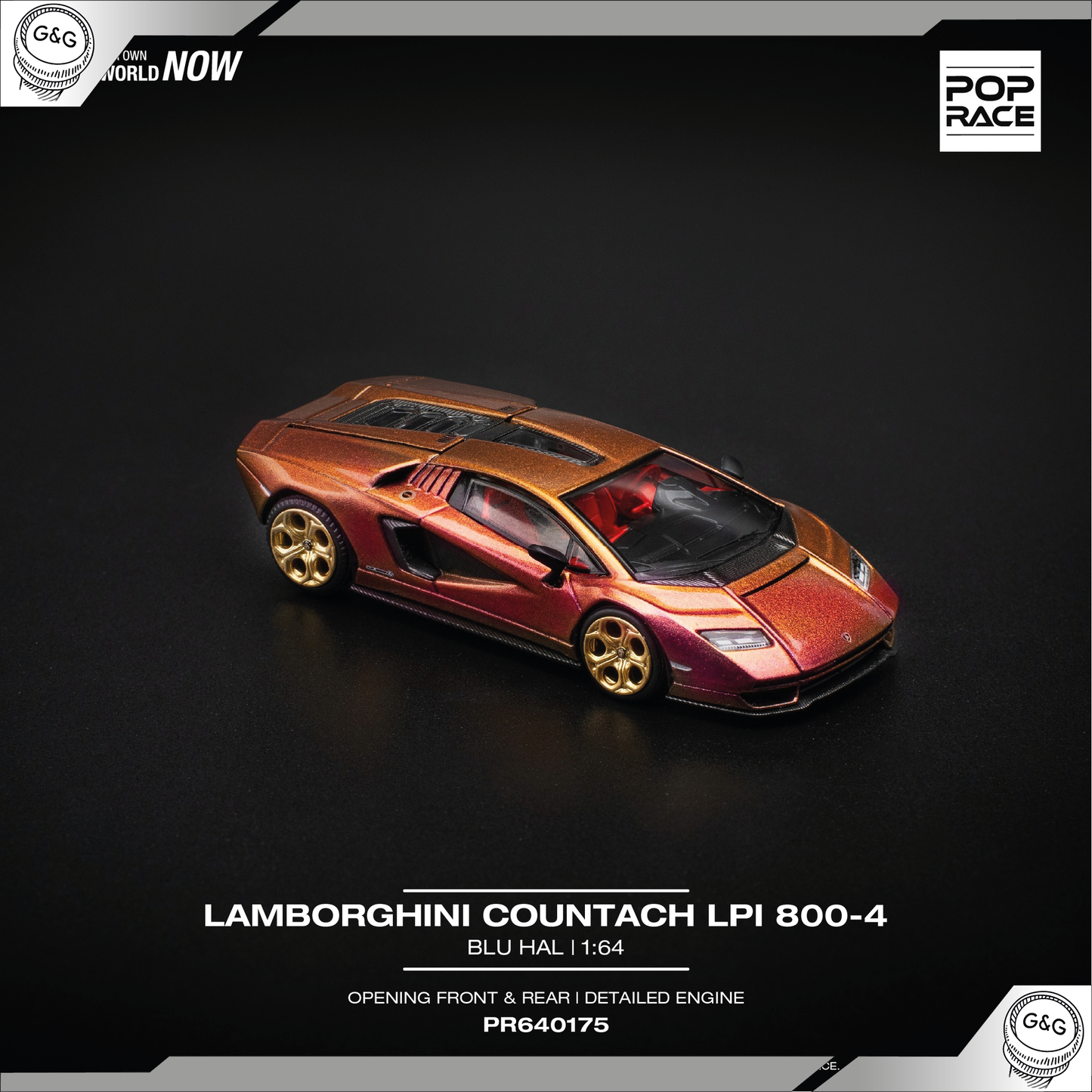 POP RACE - LAMBORGHINI COUNTACH LPI 800-4
