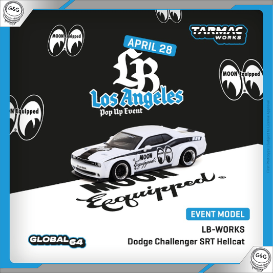TARMAC DODGE CHALLENGER SRT HELLCAT *MOON EYES*