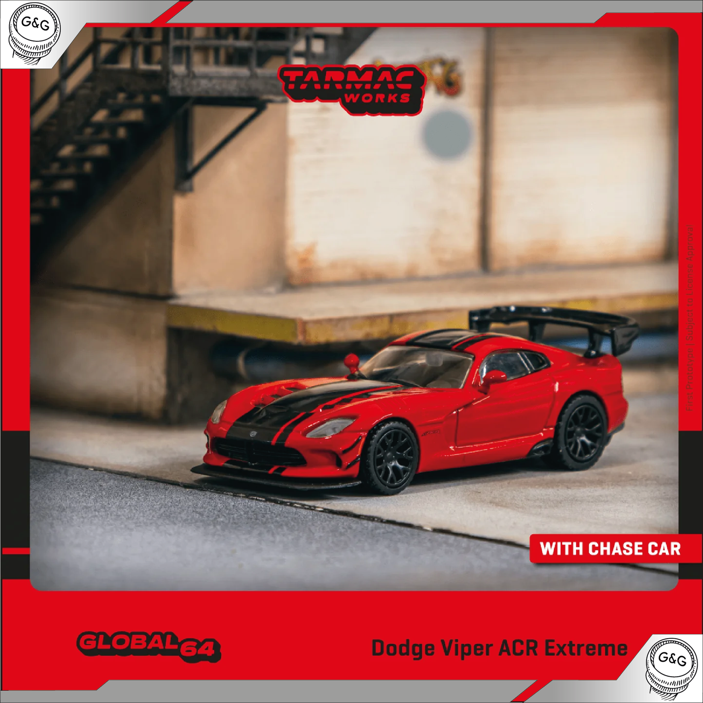 TARMAC DODGE VIPER ACR EXTREME - NA KARTĚ