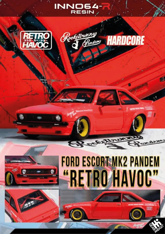 INNO64 - FORD ESCORT MK2 PANDEM *EMOTION* RETRO HAVOC