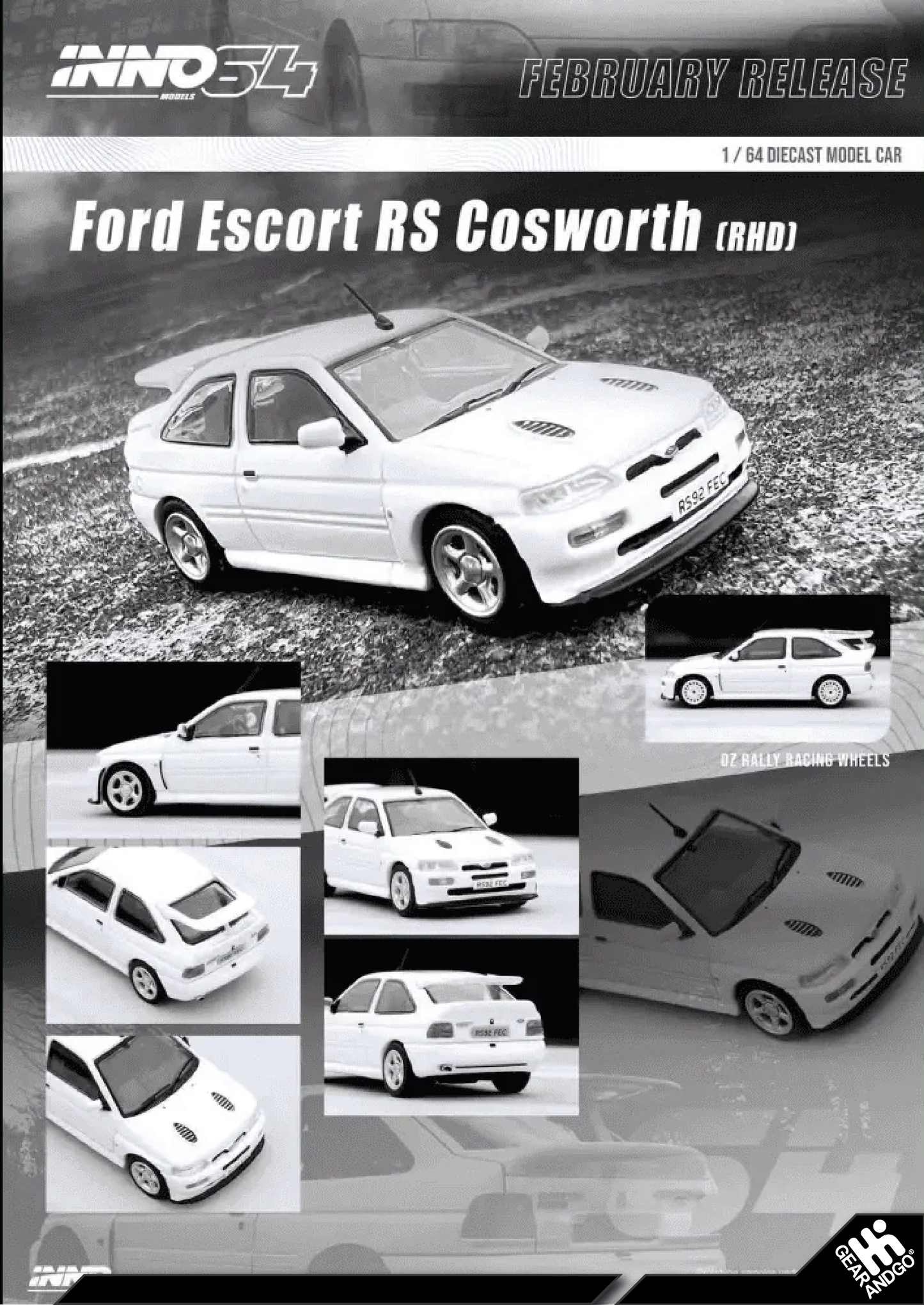 INNO64 FORD ESCORT RS COSWORTH