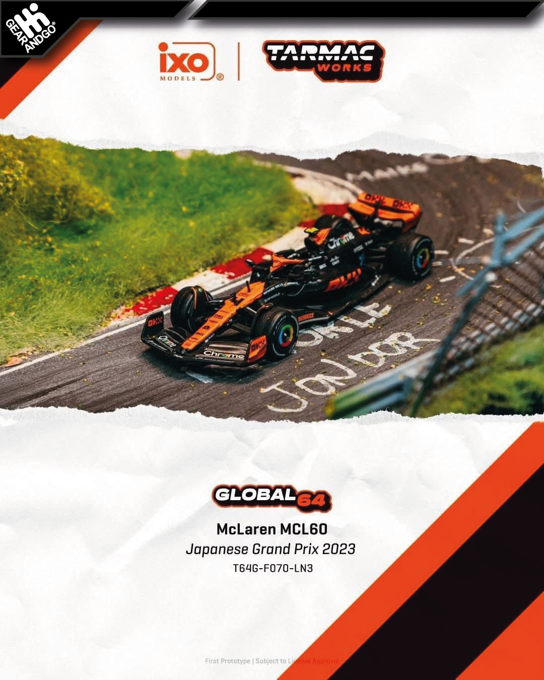 TARMAC - MCLAREN MCL60 JAPANESE GRAND PRIX 2023