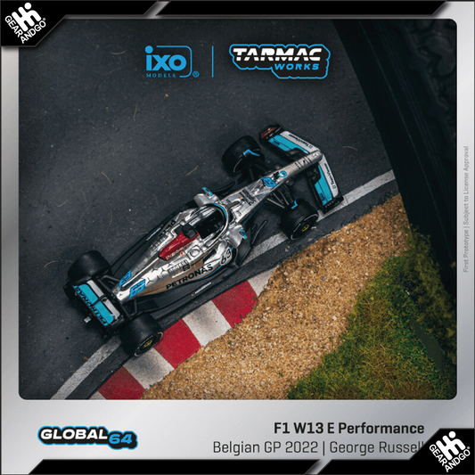 TARMAC MERCEDES-AMG F1 W13 E PERFORMANCE BELGIAN GP 2022 | GEORGE RUSSEL