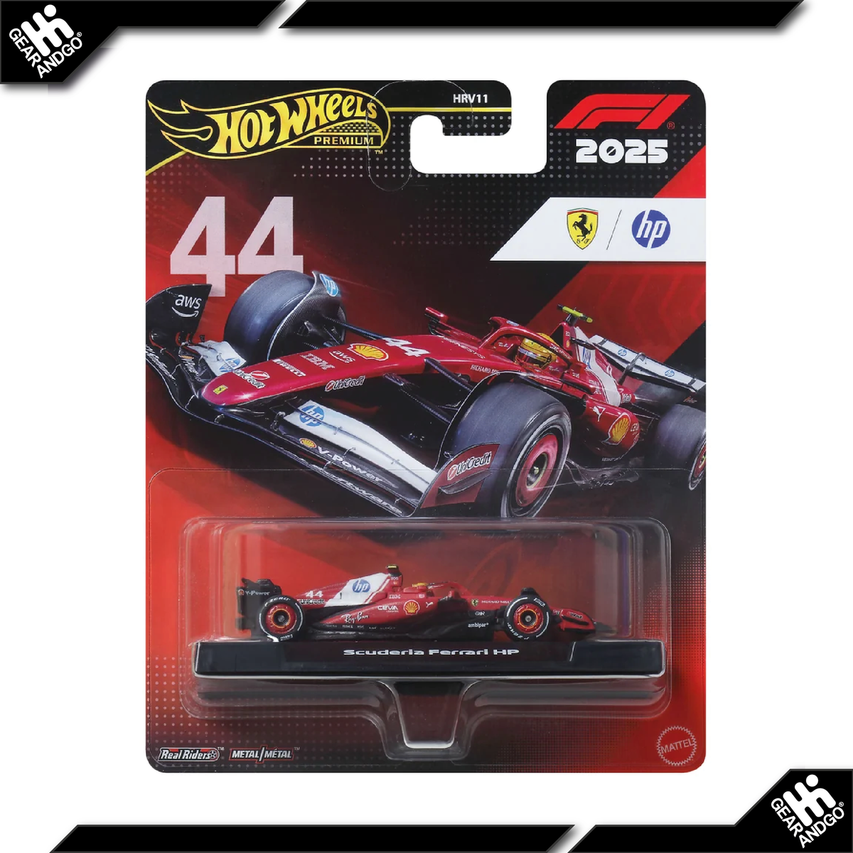 HOT WHEELS FORMULA 1 - 2025 #44 SCUDERIA FERRARI LEWIS HAMILTON