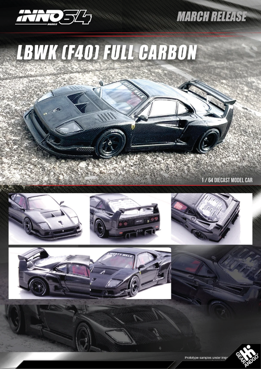 INNO64 - FERRARI F40 LBWK *FULL CARBON*