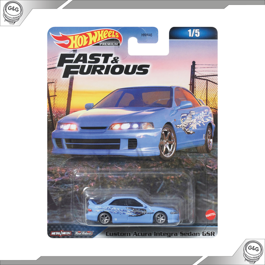 HOT WHEELS FAST AND FURIOUS - CUSTOM ACURA INTEGRA SEDAN GSR