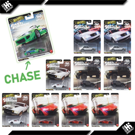 HOT WHEELS FAST AND FURIOUS - MIX 1 - 2026 + CHASE