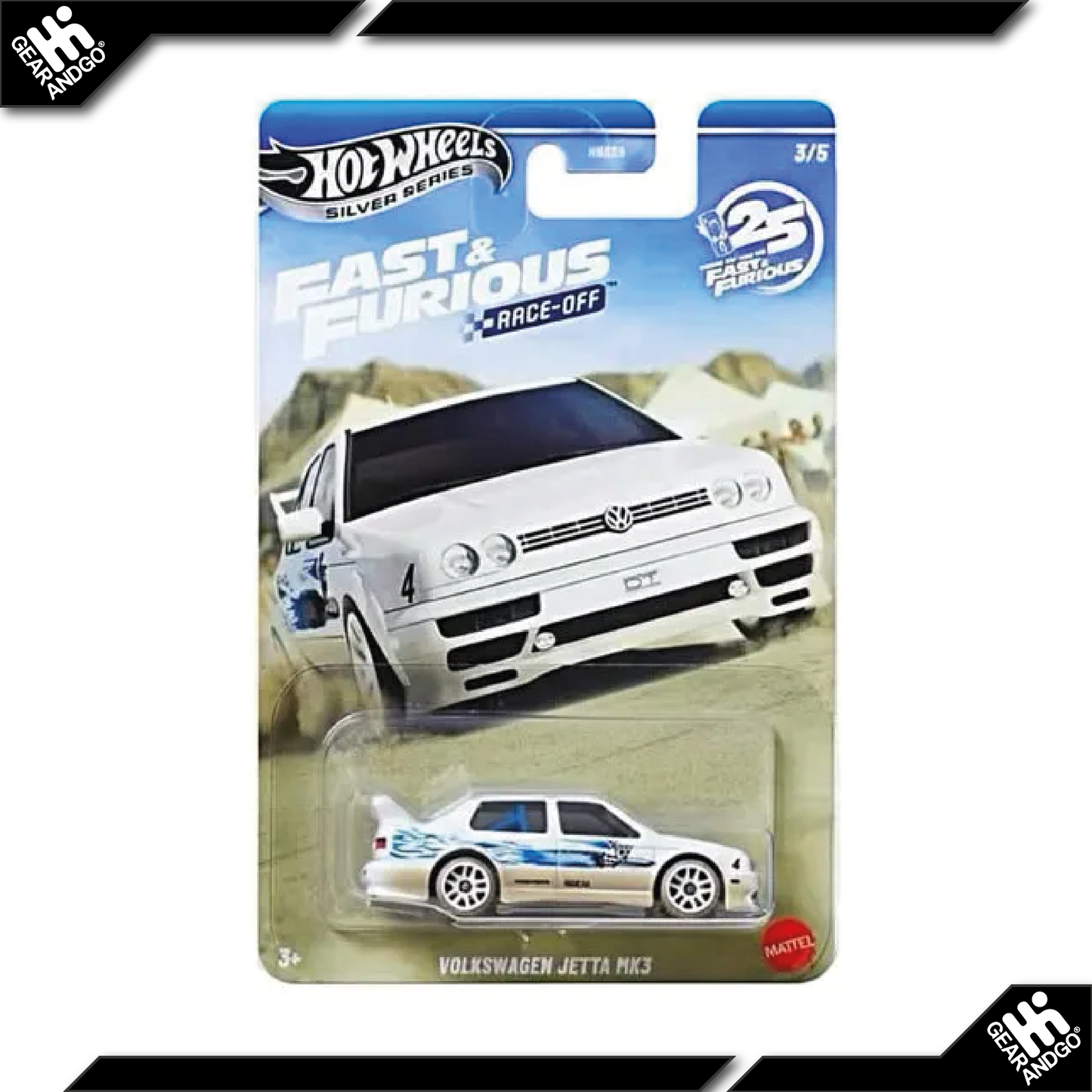 HOT WHEELS FAST AND FURIOUS - RACE OFF - VOLKSWAGEN JETTA MK3