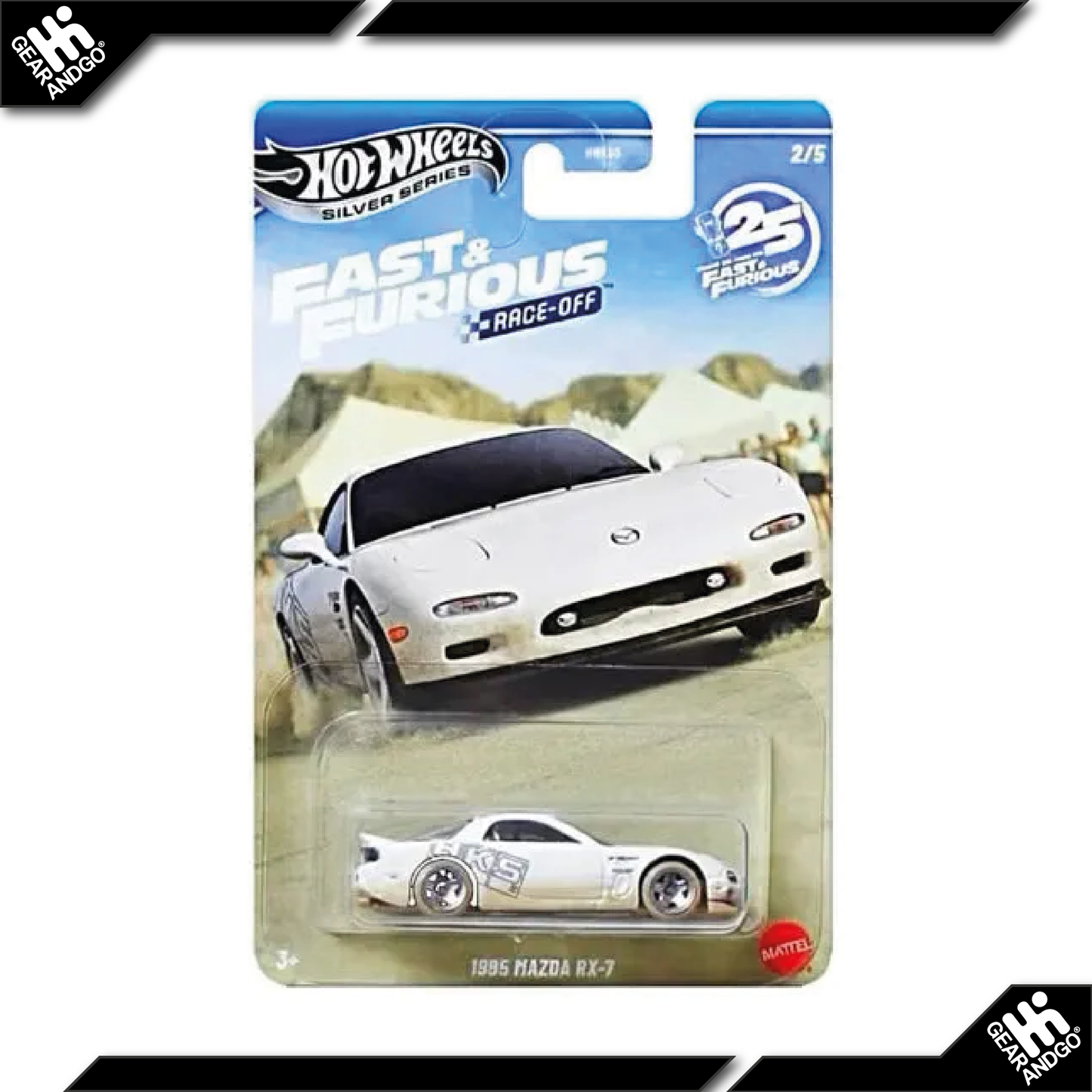 HOT WHEELS FAST AND FURIOUS - RACE OFF - 1995 MAZDA RX-7
