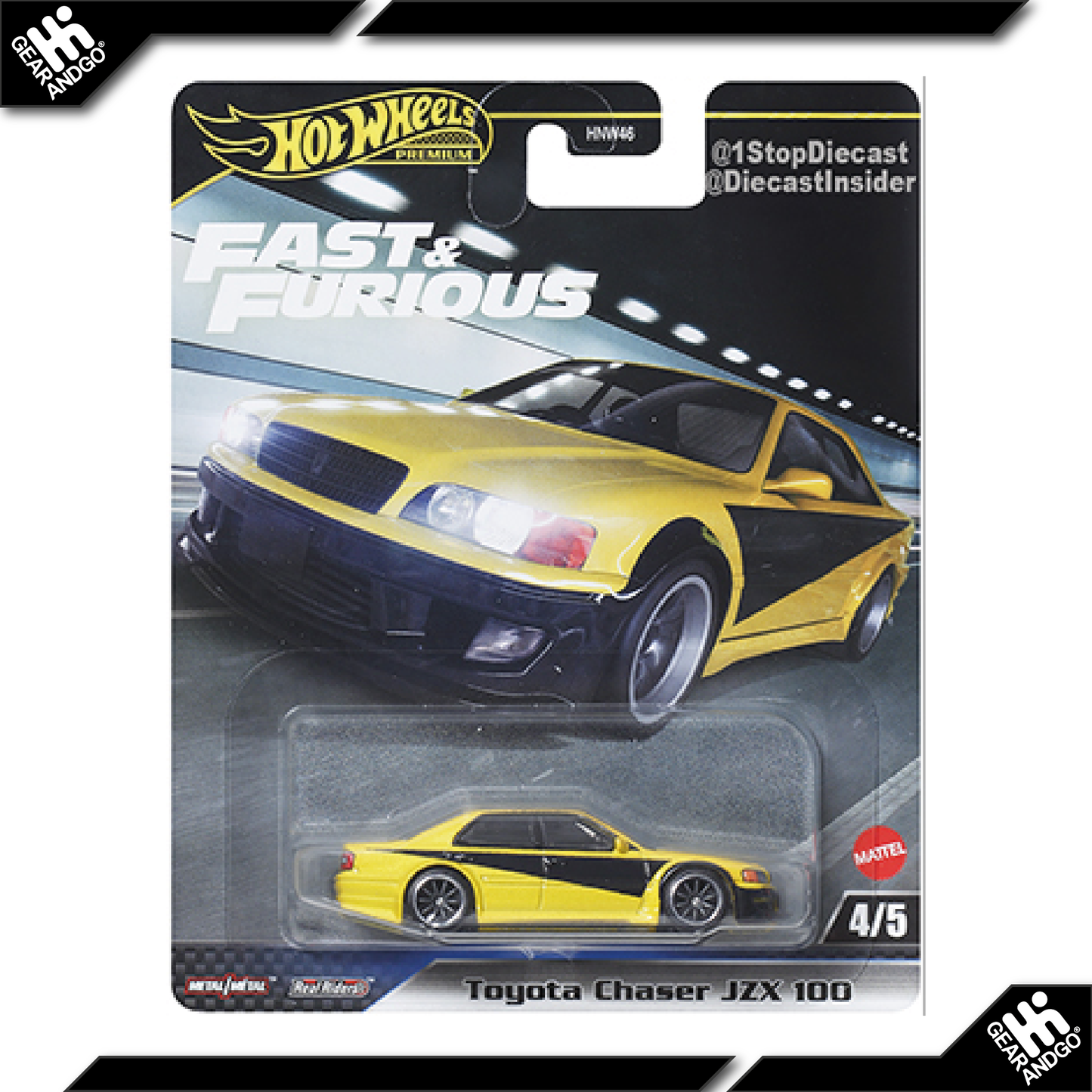 HOT WHEELS FAST AND FURIOUS - MIX 4 - 2025 - TOYOTA CHASER JZX 100
