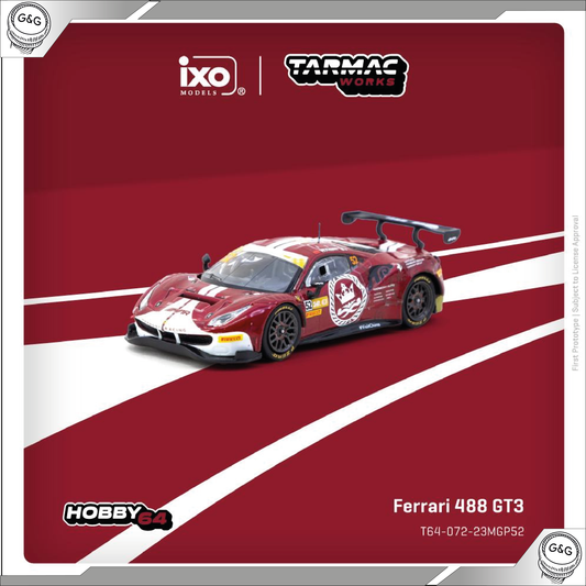 TARMAC - 2023 FERRARI 488 GT3 #52 CHEN WEIAN MACAU GT CUP FIA GT WORLD CUP 2023 HARMONY RACING